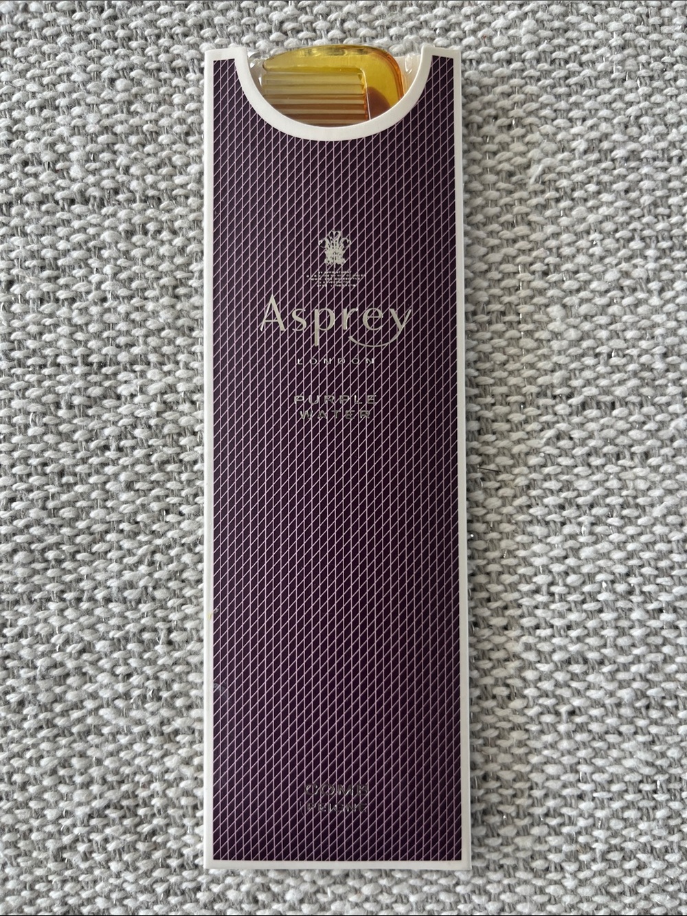 New Asprey Purple Water Comb London Ritz Luxury Men Women Hair Travel